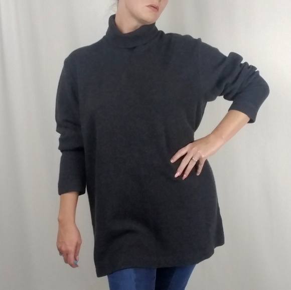 ⬇️$30 Vintage Lands End Ribbed Turtleneck - Picture 6 of 8